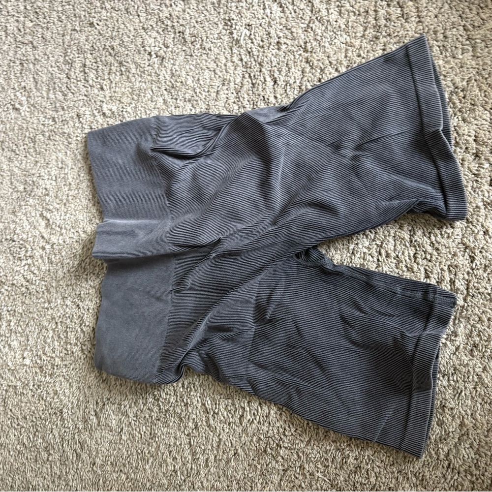 Gilly Hicks Ribbed Biker Shorts